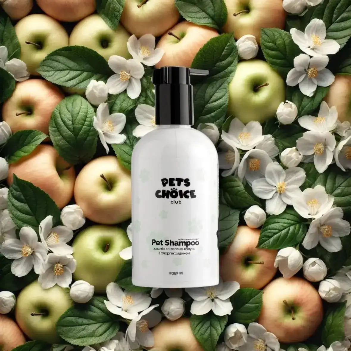 Антисептичний шампунь PetsChoice для шерсті собак з хлоргексидином