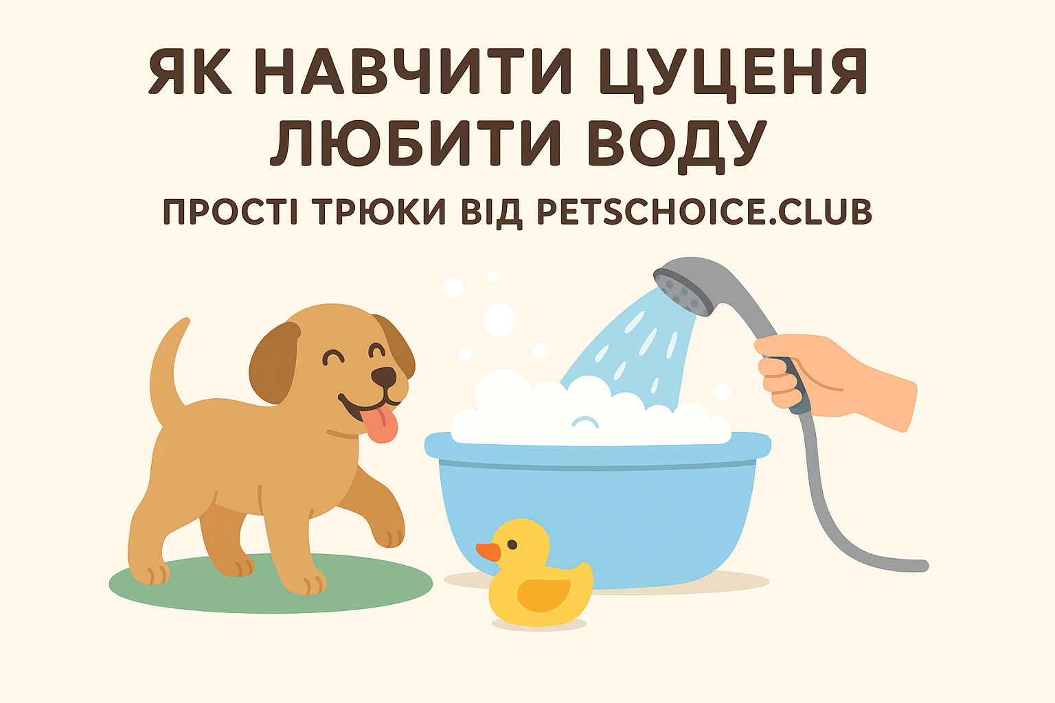 Як навчити цуценя любити воду: прості трюки від PetsChoice.Club